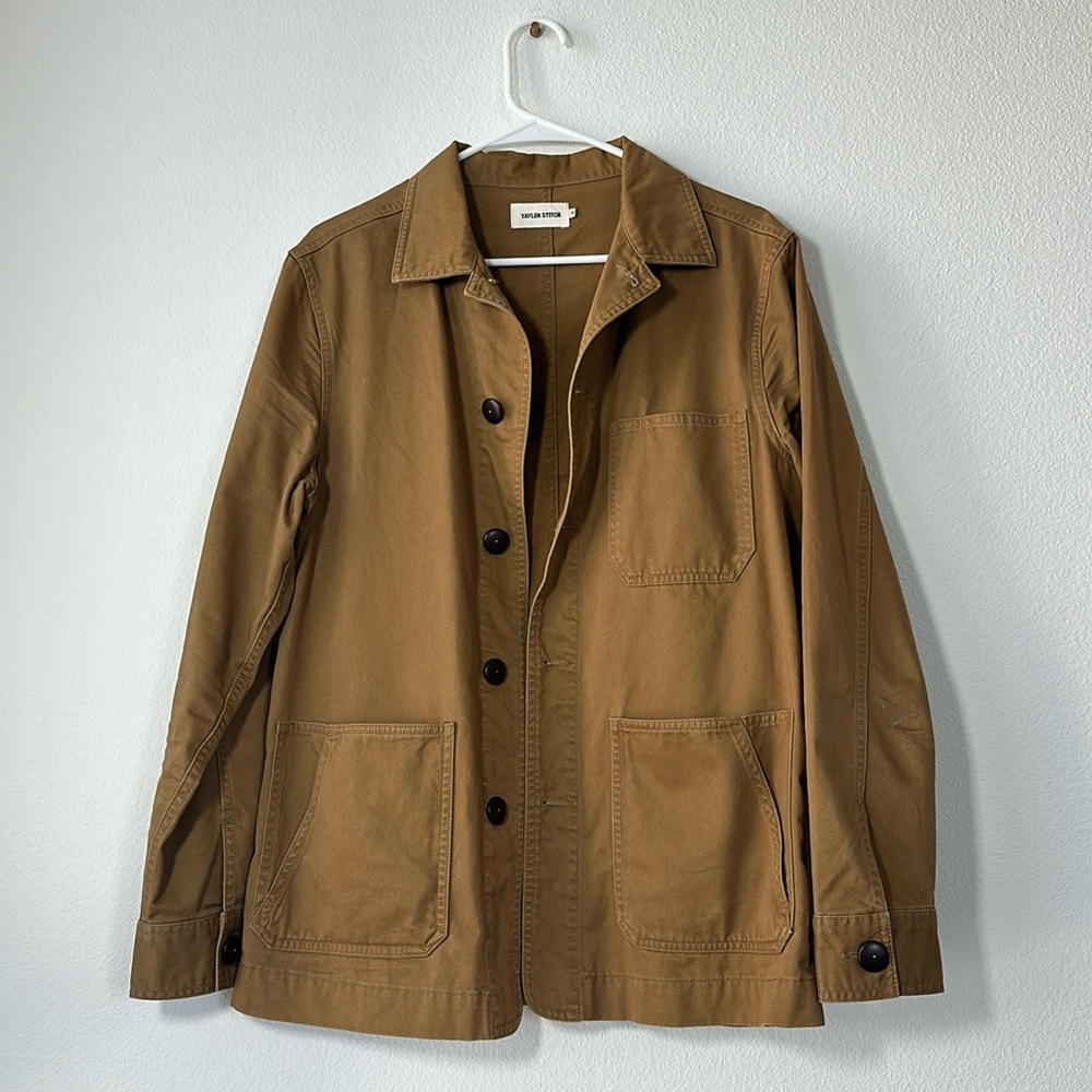 Taylor Stitch Ojai Chore Jacket, Tobacco, Size 38